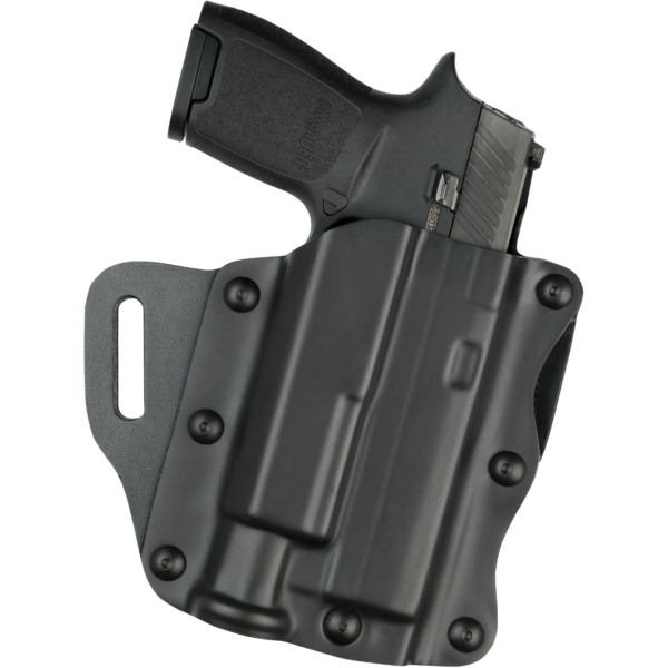 Model 557 Open-Top Belt Slide Concealment Holster for Glock 19 w/ Light