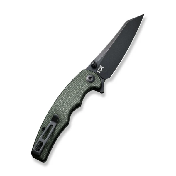 CIVIVI P87 Folder Flipper Knife Micarta Handle (2.90"" Nitro-V Blade) C21043-3