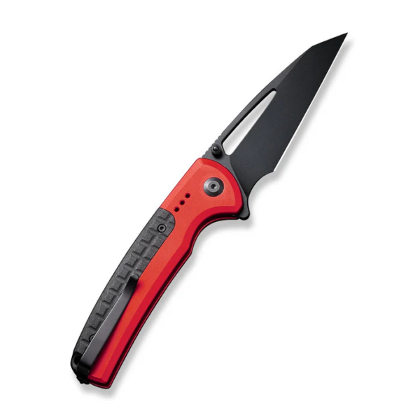 CIVIVI Sentinel Strike Flipper & Thumb Stud & Button Lock Knife Aluminum & FRN Handle (3.7"" K110 Blade) C22025B-1