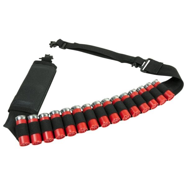 Shotgun Bandolier Sling w/Sling Swivel Hardware