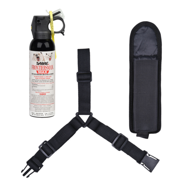 Frontiersman MAX Bear & Mountain Lion Spray w/ Chest Holster