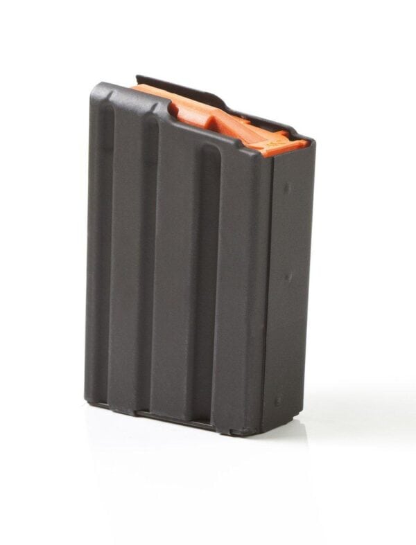 ASC AR Family Rifle Magazine Orange Follower .223 Remington Black Stainless Steel 10/rd