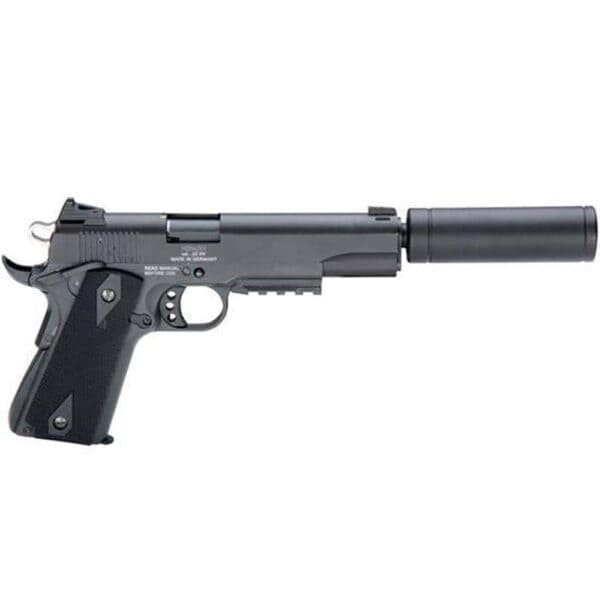 ATI German Sport 1911 AD OPS Handgun 22LR 10/rd 5" Barrel Black with Fake Suppressor