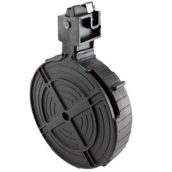 ATI German Sports Rotary Rifle Magazine Drum Ruger 10/22 .22 LR Black Polymer 110/rd