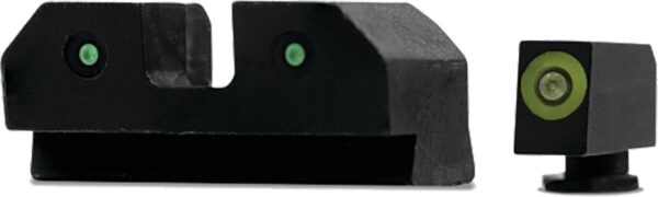 XS Sight Systems RDE Night Sights Green - Glock 17 19 22-24 26 27 31-36 38