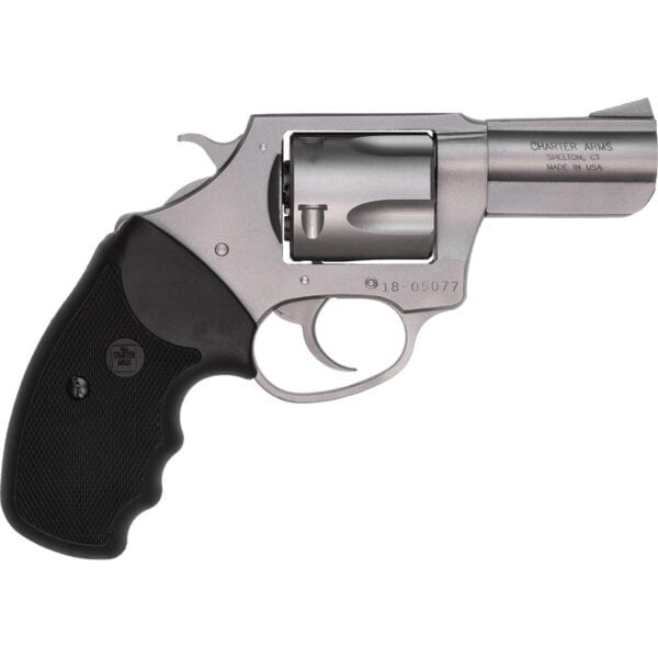 Charter Arms Bulldog Handgun 44 Spl 5/rd Capacity 2.5" Barrel Silver with Black Grip