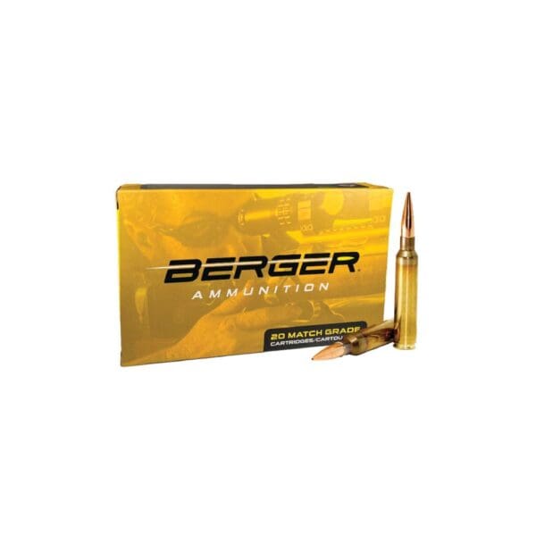 Berger Hybrid Target Rifle Ammunition .300 PRC 215gr OTM 2940 fps 20/ct