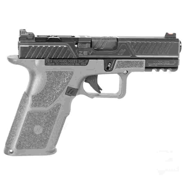 Zev Technologies OZ9c Combat Pistol 9mm Luger 10rd Magazines 4" Barrel Compact Slide Gray X Grip