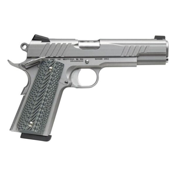 Savage 1911 Gov't Style Handgun .45 Auto 8rd Magazines (2) 5" Barrel Stainless Steel