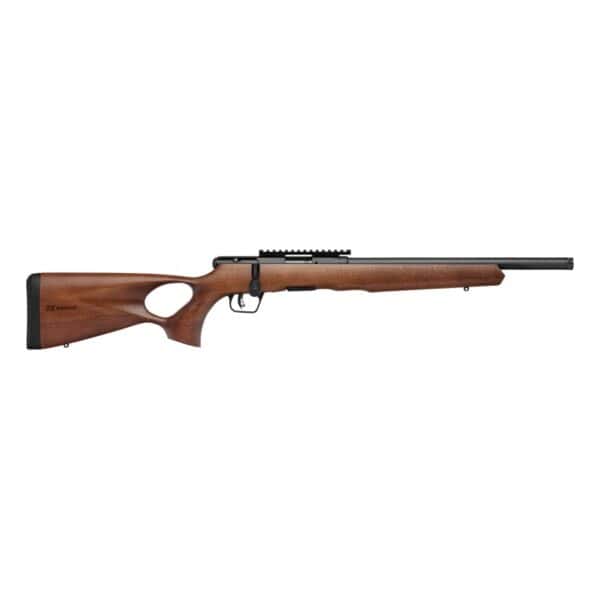 Savage Arms B17 Timber Thumbhole Rifle .22 WMR 10rd 16.5" 1/2x28 Threaded Barrel Wood