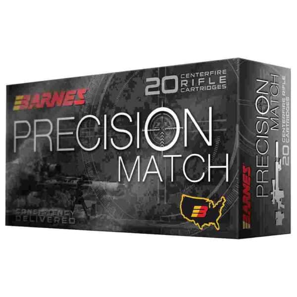 Barnes Precision Match Rifle Ammunition 6.5 Creedmoor 140 gr OTM 2700 fps 20/ct