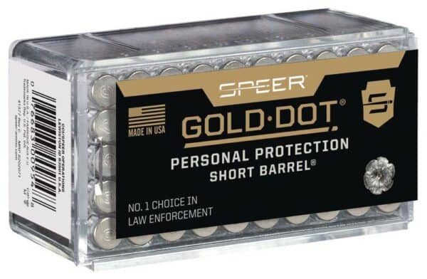 Speer Gold Dot Short Barrel Personal Protection Rimfire Ammunition .22 WMR 40 gr HP 1050 fps 50/ct