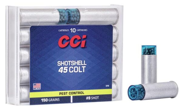 CCI Handgun Shotshells .45 Colt 150 gr #9 shot 1000 fps 10/box