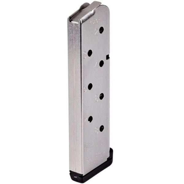 Chip McCormick Power Mag Plus Colt 1911 Handgun Magazine .45 ACP Stainless Steel 8/rd