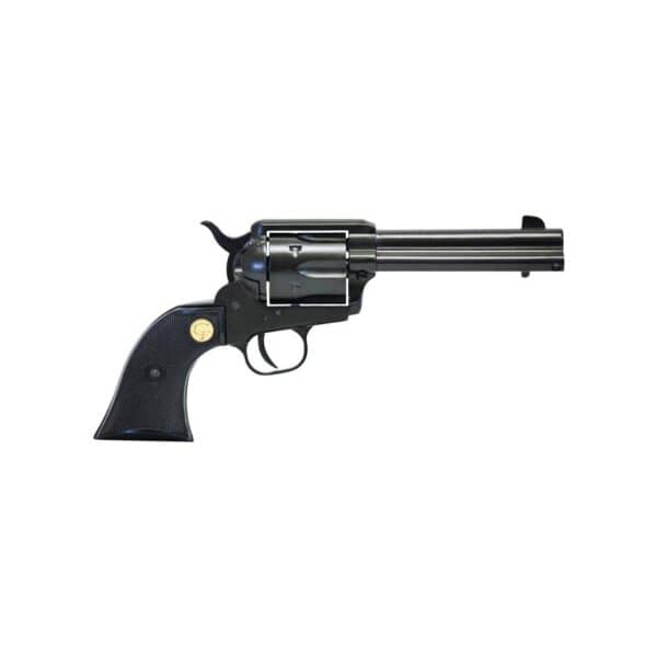 Chiappa 1873 S.A. Black Revolver .22LR 6rd Capacity 4.75" Barrel Black Plastic Grips