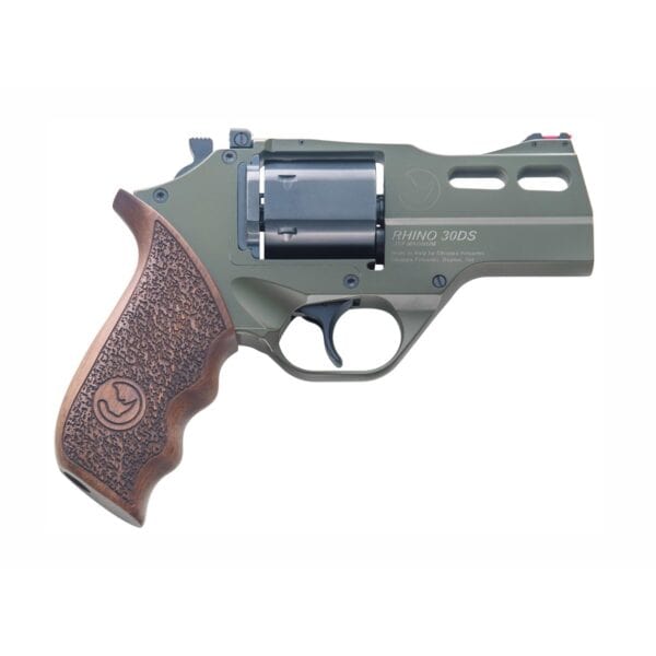 Chiappa Rhino Revolver 30DS Hunter OD Green Hand Gun .357 Mag 6rd Capacity 3" Barrel with 3 Moon Clips