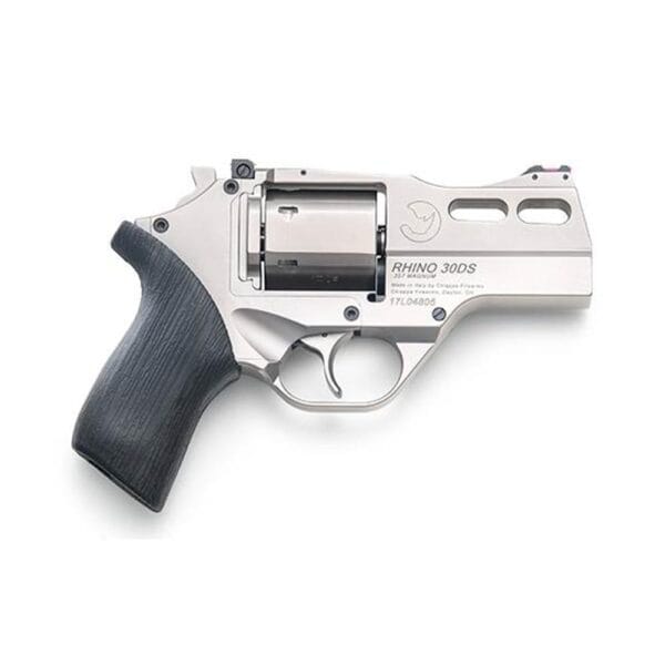 Rhino Revolver 30DS .357 Mag Chrome with 3 moon clips 6 rounds