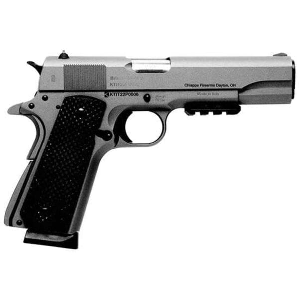 Chiappa Firearms 1911 Field Grade Handgun .45 ACP 8/rd Magazine 5" Barrel Grey with Black Grip