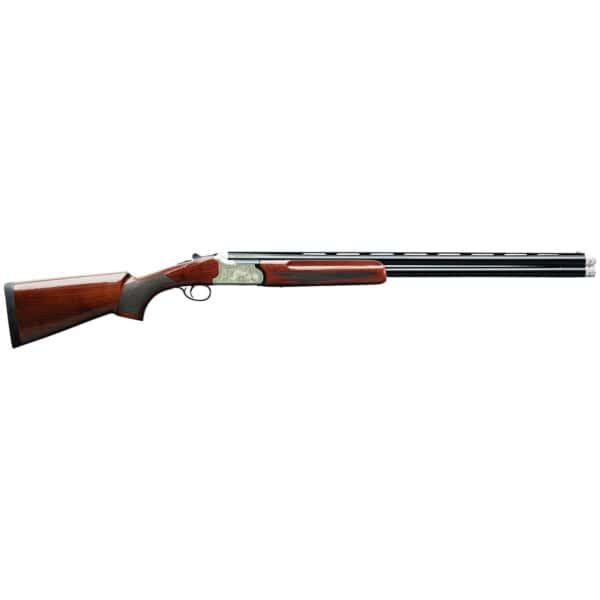 Charles Daly 202A Shotgun 20ga 2rd 26" Barrel Silver Engraved and Walnut Compact Stock