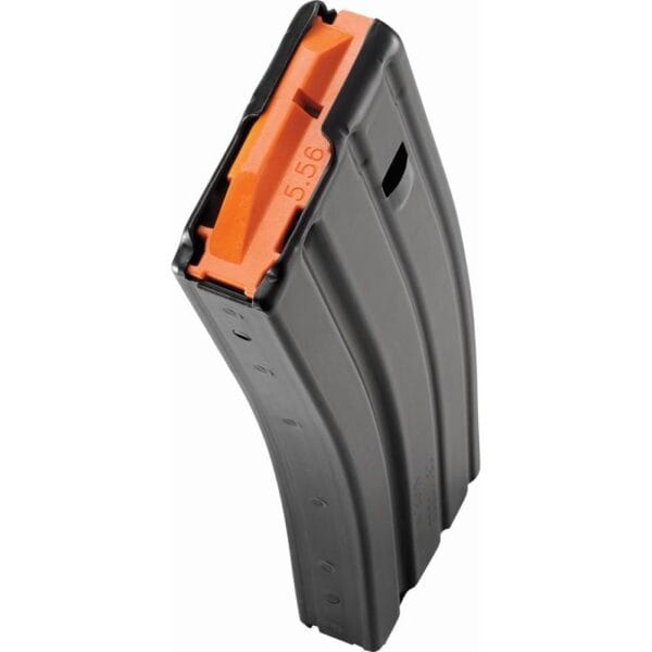 DuraMag Rifle Magazine Black w/ Orange Follower 5.56/300blk 30/rd