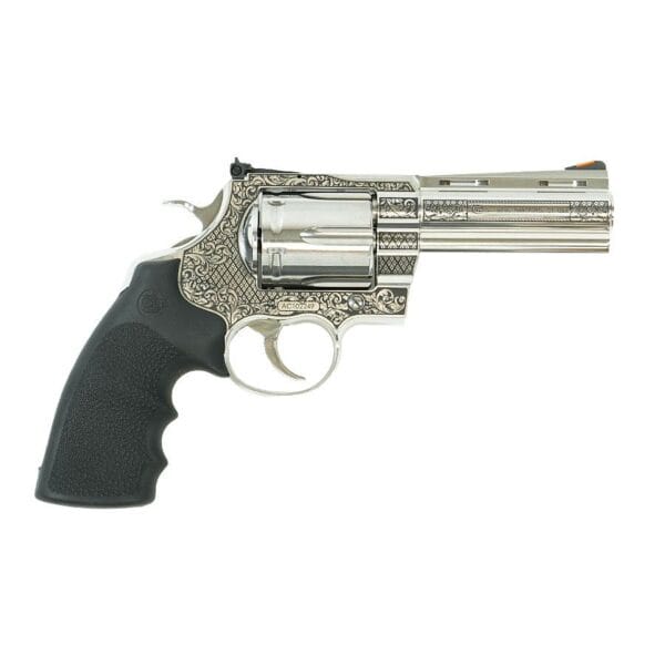 Colt Anaconda "Filigree Frame and Barrel" Handgun .44 Rem Mag 6rd Capacity 4.25" Barrel Stainless Frame