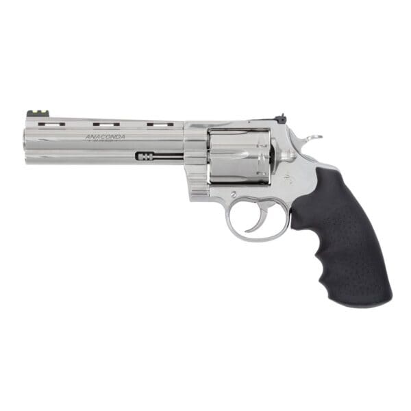 Colt Target Anaconda Handgun .44 Rem Mag 6rd Capacity 6" Barrel Stainless Frame Hogue Rubber Grip