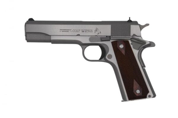 Colt Government Model Handgun .45 Auto 7rd Magazine 5" Barrel Stainless Finish