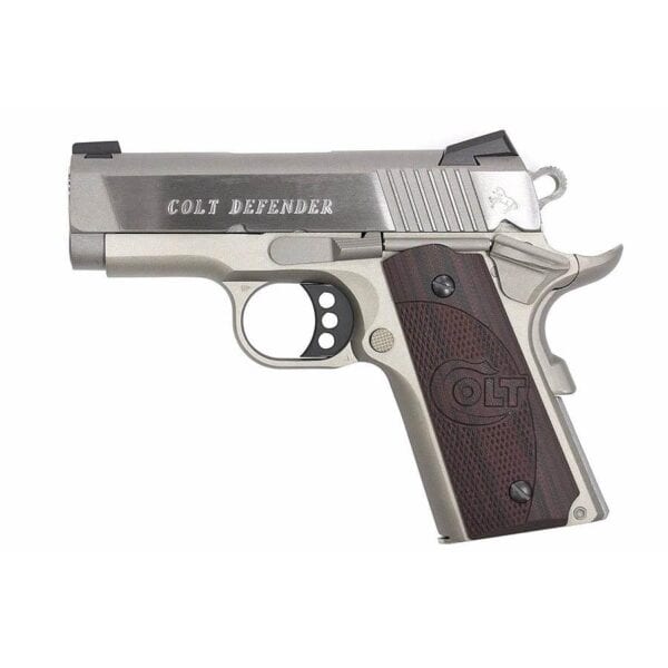 Colt Defender Handgun .45 Auto 7rd Magazine 3" Barrel AnodizeStainless Finish