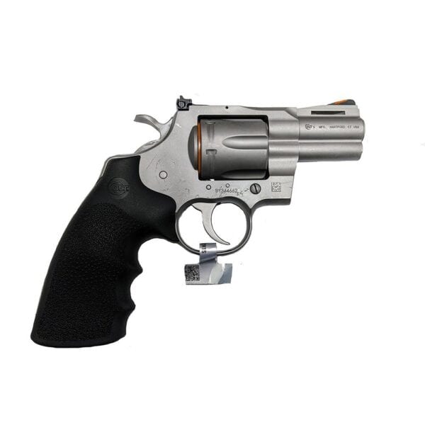 Colt Python 357 Handgun .357 Mag 6rd Capacity 2.5" Barrel Matte Stainless with Black Hogue Grips