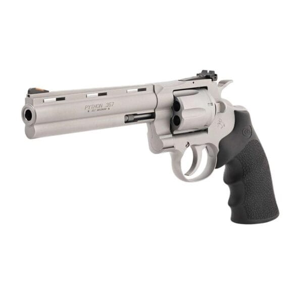 Colt Python 357 Handgun .357 Mag 6rd Capacity 6" Barrel Matte Stainless with Black Hogue Grips