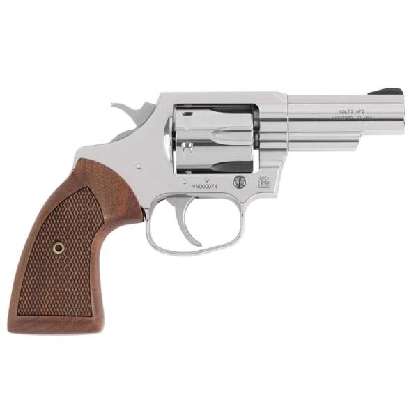 Colt Viper Handgun .357 Magnum 6rd Capacity 3" Barrel Stainless Steel Walnut Grips