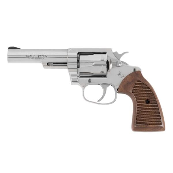 Colt Viper Handgun .357 Magnum 6rd Capacity 4.25" Barrel Stainless Steel Walnut Grips