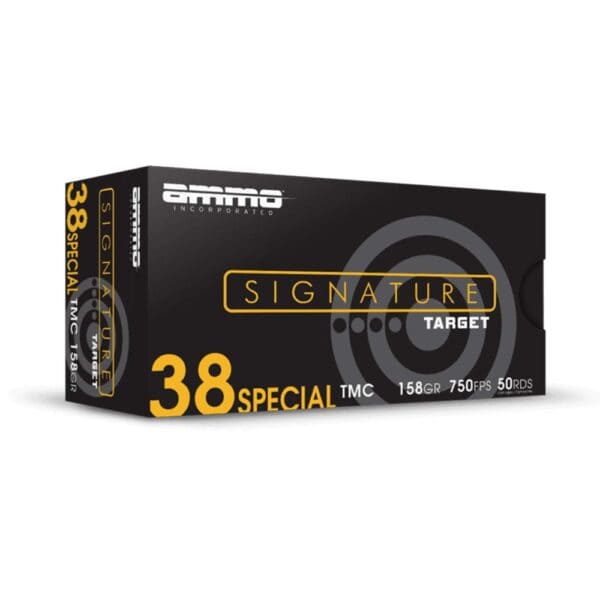 Ammo Inc Signature Handgun Ammunition .38 Spl 158 gr. TMJ 947 fps 50/ct