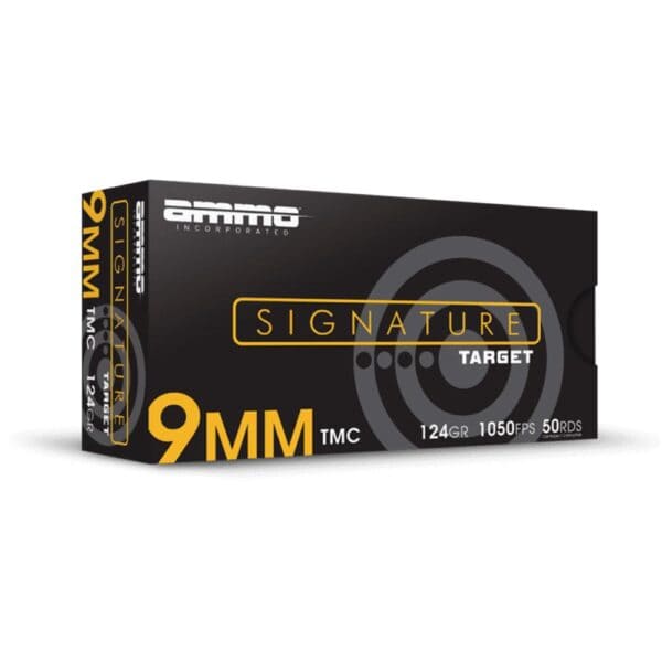 Ammo Inc Signature Handgun Ammunition 9mm Luger 124gr TMJ 50/ct