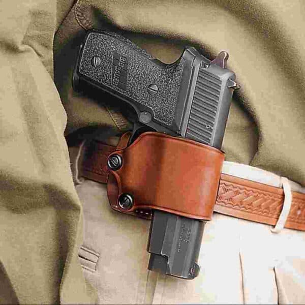 DeSantis #023 Yaqui Slide Holster for Most Double Action Autos Tan RH