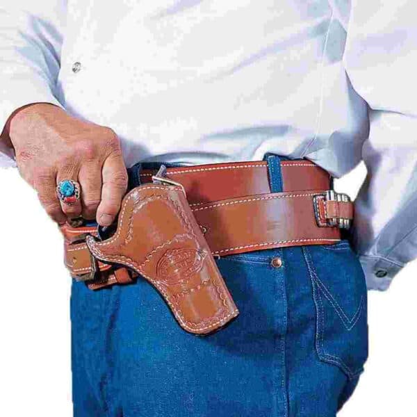 DeSantis Doc Holliday Cross Draw Holster for Colt SAA 3.5" Tan RH