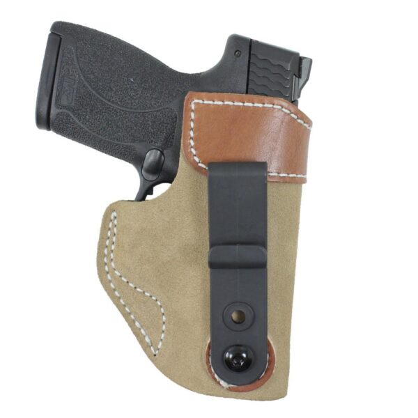 DeSantis Sof-Tuck Holster for S&W J Frames Natural Suede RH