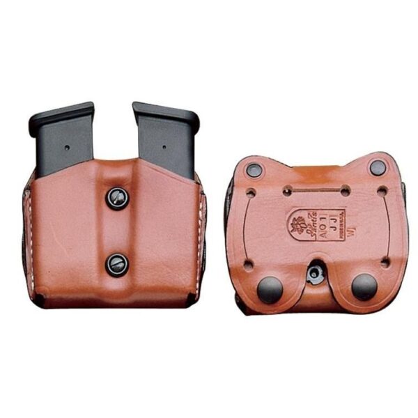 DeSantis Double Magazine Pouch for Glock 17/19/22 Tan Ambi