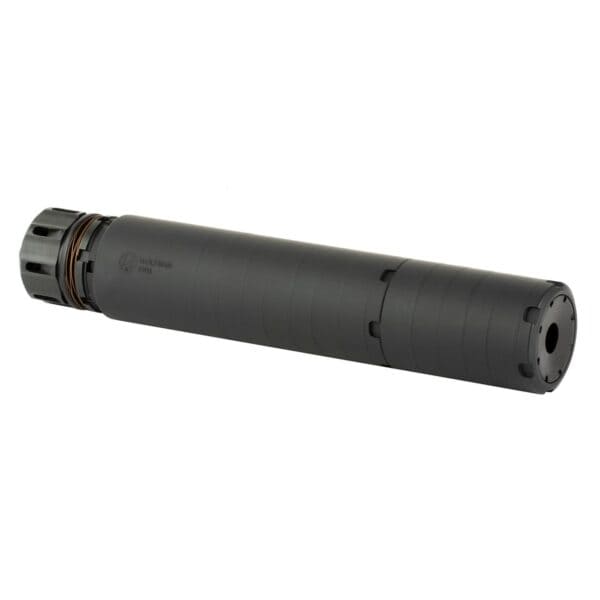 Dead Air Wolfman Modular QD Pistol Suppressor 9mm Luger Stainless Steel Black Finish Key Micro Adapter