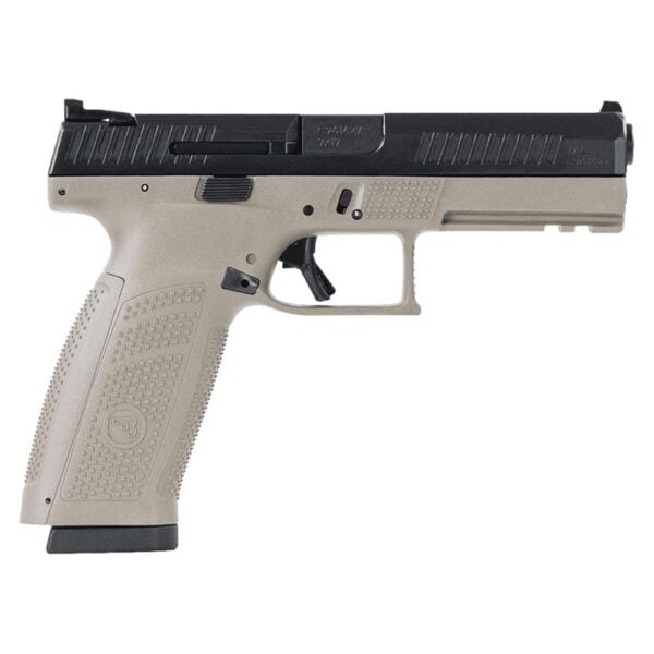 CZ P10 Full Size Handgun 9mm Luger 19rd Magazine 4.5" Barrel FDE Fixed Sights