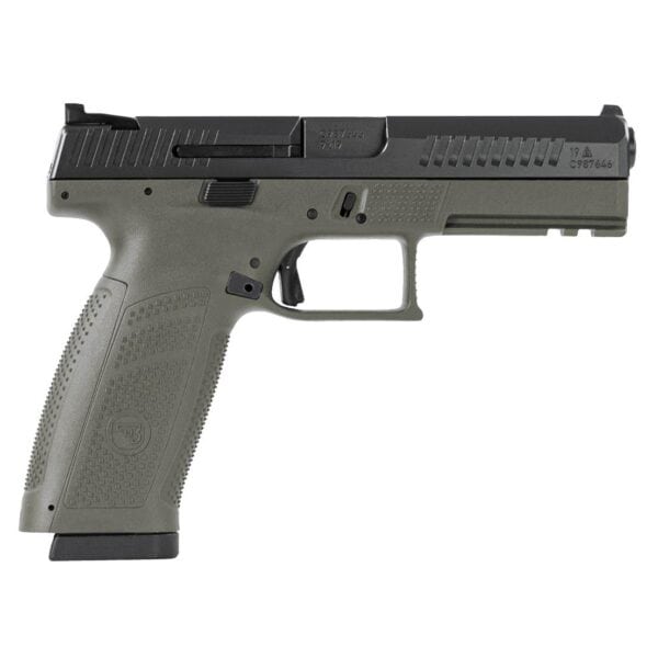 CZ P-10F OD Green Handgun 9mm Luger 19rd Magazine 4.5" Barrel 3 Backstraps