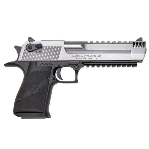 Desert Eagle L6 Handgun .357 Mag 9rd Magazine 6" Barrel Silver Slide with Black Frame