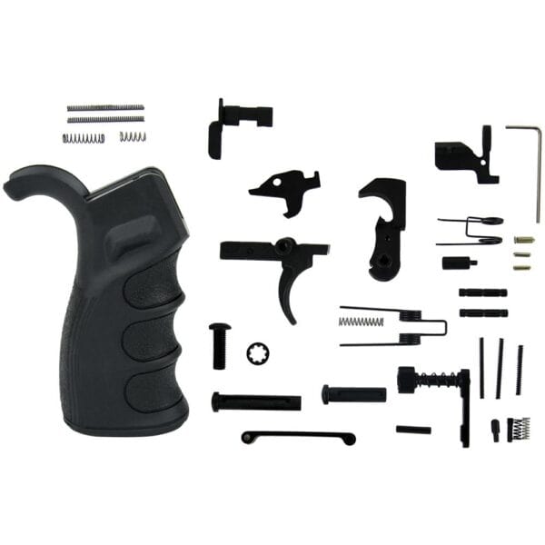 TacFire AR-15 Lower Parts Kit / A2 Grip (Made in the USA)