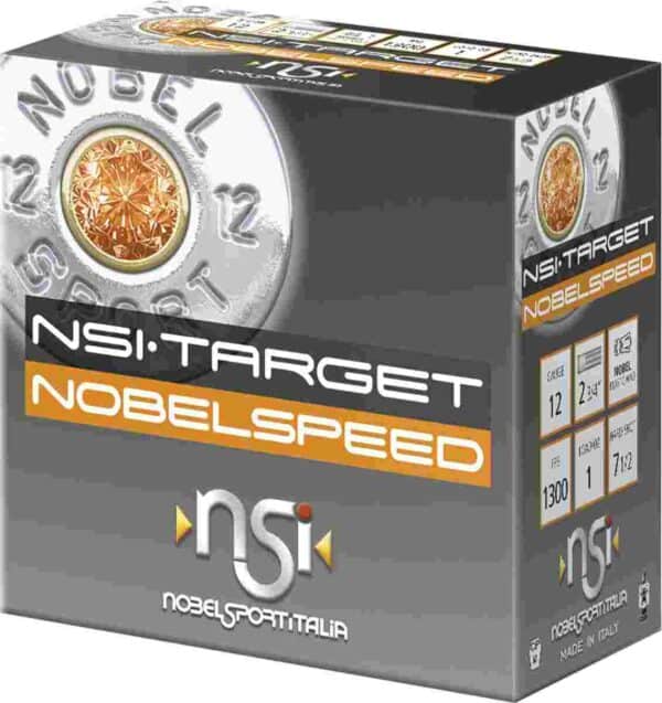 Nobel NSI Target Nobel Speed Shotshell 12 ga 2 3/4" 1 oz 1300 fps #7 25/ct