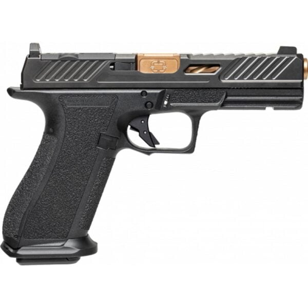 Shadow Systems DR920 Elite Slide Optic Handgun 9mm Luger 10rd Magazines (2) 4.5" Bronze Barrel Black