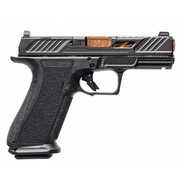 Shadow Systems XR920 Elite Slide Optic Handgun 9mm Luger 10rd Magazines (2) 4" Bronze Barrel Black