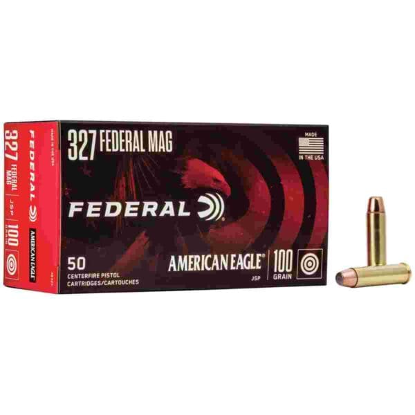 American Eagle Handgun Ammunition .327 Mag 100 gr SP 1500 fps 50/box