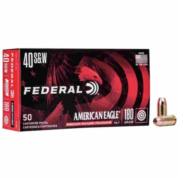 American Eagle IRT Handgun Ammunition .40 S&W 180 gr TMJ 1000 fps 50/ct