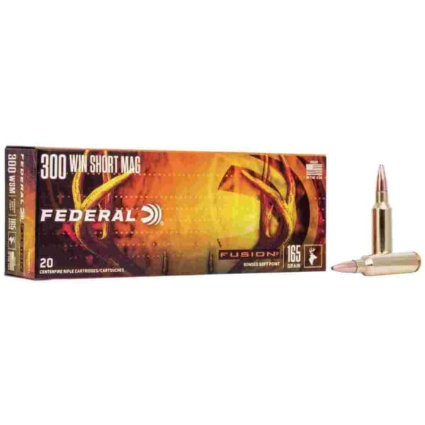 Federal Fusion Rifle Ammunition .300 WSM 165 gr BTSP 3080 fps - 20/ct