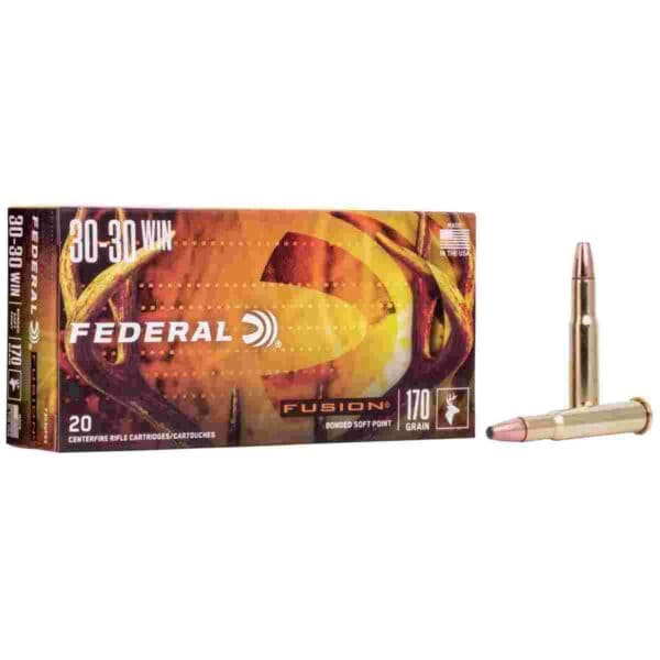 Federal Fusion Rifle Ammunition .30-30 Win 170 gr BTSP 2200 fps - 20/ct